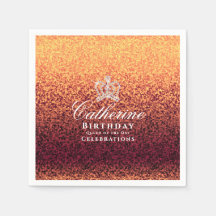 きらびやかなクラウンレッド金ゴールド