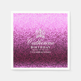 きらびやかなクラウンワイン スタンダードカクテルナプキン