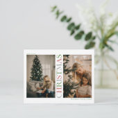 きらびやかなクリスマスの写真 シーズンポストカード (スタンド正面)