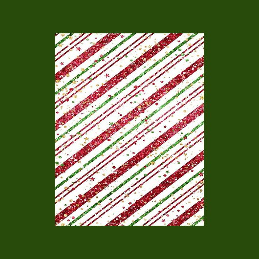 きらびやかなクリスマスストライプのデコペティッシュペーパー 薄葉紙