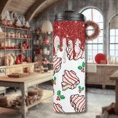 きらびやかなクリスマスツリーケーキ熱タンブラー タンブラー