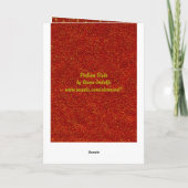 きらびやかなクリスマス シーズンカード (裏面)