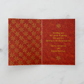 きらびやかなクリスマス シーズンカード (内部)