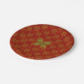 きらびやかなクリスマス ペーパープレート (アングル)