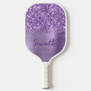 きらびやかなグラム王室のパープルの名前 ピックルボールラケット