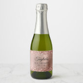 きらびやかなゴールドフォイル40と素晴らしい スパークリングワインラベル (正面)