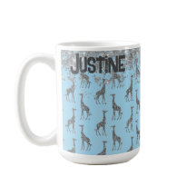 きらびやかなシルバーキリンパーソナライズされたオンブルー