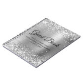 きらびやかなシルバーハイスクール卒業ゲスト ノートブック (左側)