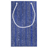 きらびやかなストライプの抱き枕 スモールペーパーバッグ (裏面)