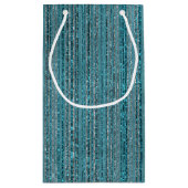 きらびやかなストライプの抱き枕 スモールペーパーバッグ (裏面)