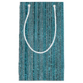 きらびやかなストライプの抱き枕 スモールペーパーバッグ (正面)