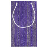 きらびやかなストライプの抱き枕 スモールペーパーバッグ (裏面)