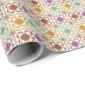 きらびやかなハートと曲線 ラッピングペーパー (ロールコーナー)