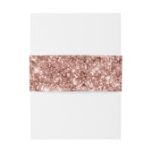 きらびやかなバラゴールドフォイルデジタルアート 招待状ベリーバンド (裏面例)