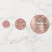 きらびやかなバラゴールドフォイルベビーシャワー コンフェッティ (正面)