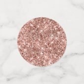 きらびやかなバラゴールドフォイルベビーシャワー コンフェッティ (スモール正面)