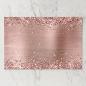 きらびやかなバラゴールドフォイル空白の ペーパーパッド (正面)