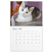 きらびやかなバラゴールドフォイル署名モノグラムフォト カレンダー (2月 2026)