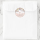 きらびやかなバラ転が金ゴールドのピン&ウィスクシェフベーカリー ラウンドシール (バッグ)