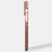 きらびやかなバラ金ゴールドガラス名 Case-Mate iPhoneケース (裏面 / 左)