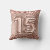 きらびやかなバラ金ゴールドグラムグラディエントキンセアニラ15 クッション (裏面)