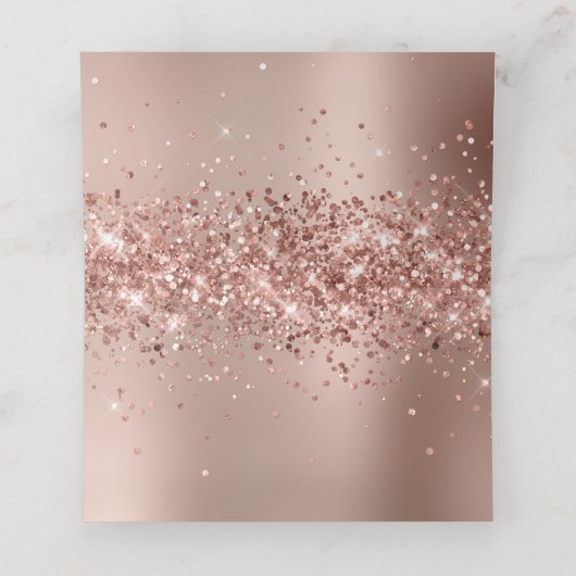 きらびやかなバラ金ゴールドグラムグラデーション プレイスカード (内部開封)