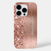 きらびやかなバラ金ゴールドグラムモダンシグナガーリークション Case-Mate iPhoneケース (裏面)