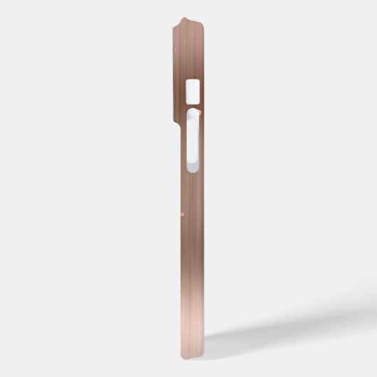 きらびやかなバラ金ゴールドグラムモダンシグナガーリークション Case-Mate iPhoneケース (裏面 / 左)