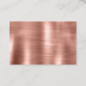 きらびやかなバラ金ゴールドスパークルチーター 名刺 (裏面)