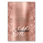 きらびやかなバラ金ゴールドファンシーモノグラム座席表 テーブルナンバー (正面)