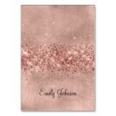 きらびやかなバラ金ゴールド個々の名前座席表 テーブルナンバー (正面)