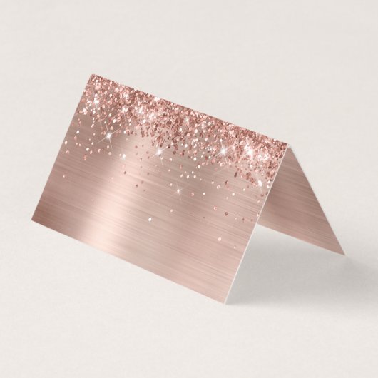 きらびやかなバラ金ゴールド60番目の誕生日サンキューカード (裏面)