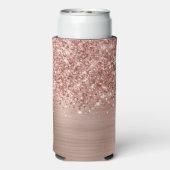 きらびやかなバラ金ゴールドGLAMスクリプト名 スリム缶クーラー (Seltzer裏面)