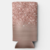 きらびやかなバラ金ゴールドGLAMスクリプト名 スリム缶クーラー (裏面)