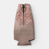 きらびやかなバラ金ゴールドGLAMスクリプト名 ボトルクーラー (裏面)