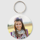 きらびやかなバラ金ゴールドGlam Name写真 キーホルダー (裏面)