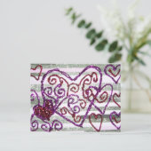 きらびやかなバレンタイン シーズンポストカード (スタンド正面)