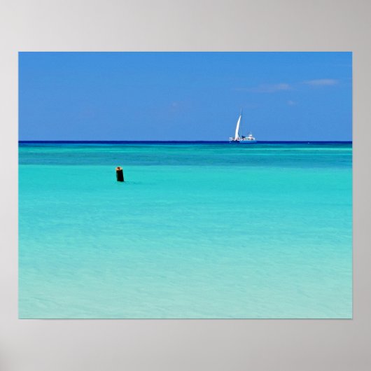 きらびやかなビーチ ポスター (正面)