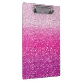 きらびやかなピンクのグラデーション クリップボード (右)
