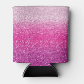 きらびやかなピンクグラデーション色 缶クーラー (正面)