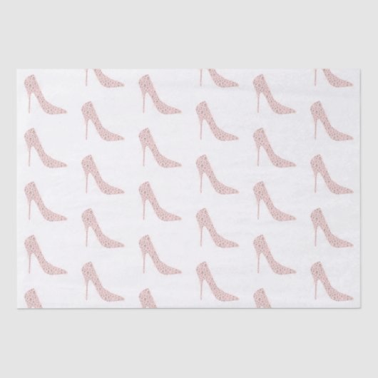 きらびやかなピンクダイヤモンドヒール 薄葉紙 (正面)