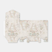 きらびやかなブライダル結婚のパターン フェイバーボックス (折り畳みなし)