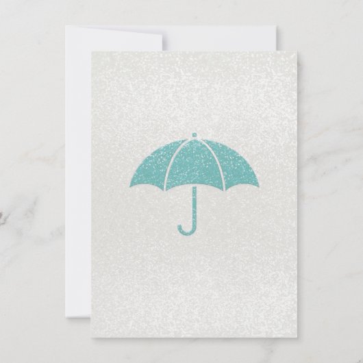 きらびやかなブルー&金ゴールド男の赤ちゃんシャワー招待状 招待状 (裏面)