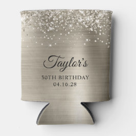 きらびやかなプラチナフォイル30歳の誕生日 缶クーラー