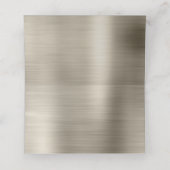 きらびやかなプラチナ空白の箔 プレイスカード (内部開封)