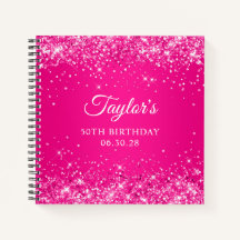 きらびやかなホットピンクグラデーション50th誕生日ゲスト