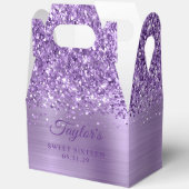 きらびやかなライトパープルグラムSweet sixteen フェイバーボックス (見開き)