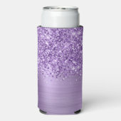 きらびやかなライトパープルGlamスクリプト名 スリム缶クーラー (Seltzer裏面)