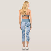 きらびやかな大理石 カプリレギンス (裏面)