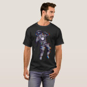 きらびやかな宇宙飛行士 Tシャツ (正面フル)